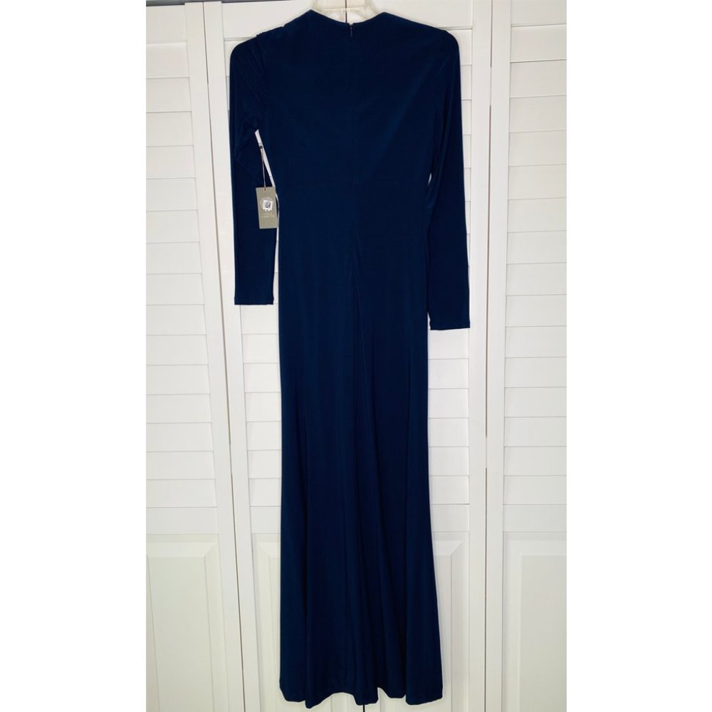 Vince Camuto Keyhole Evening Gown front Slit Size 6 - Picture 6 of 7